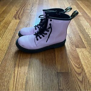 Girls doc Marten pink boots shoes size 4